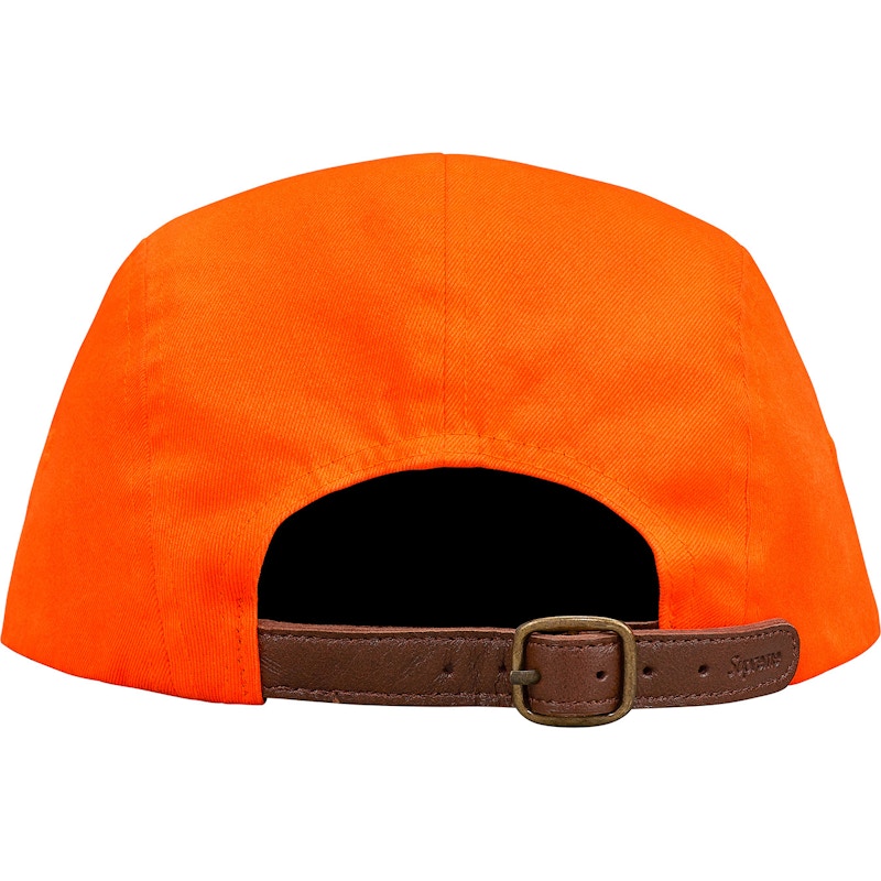 Supreme Washed Chino Twill Camp Cap (FW18) Neon Orange