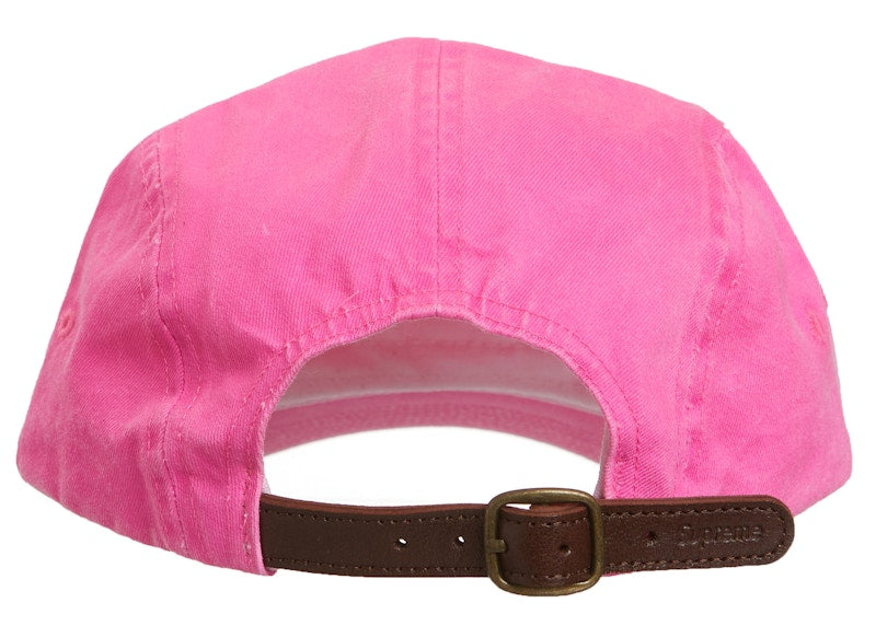 Supreme Washed Chino Twill Camp Cap (FW20) Pink