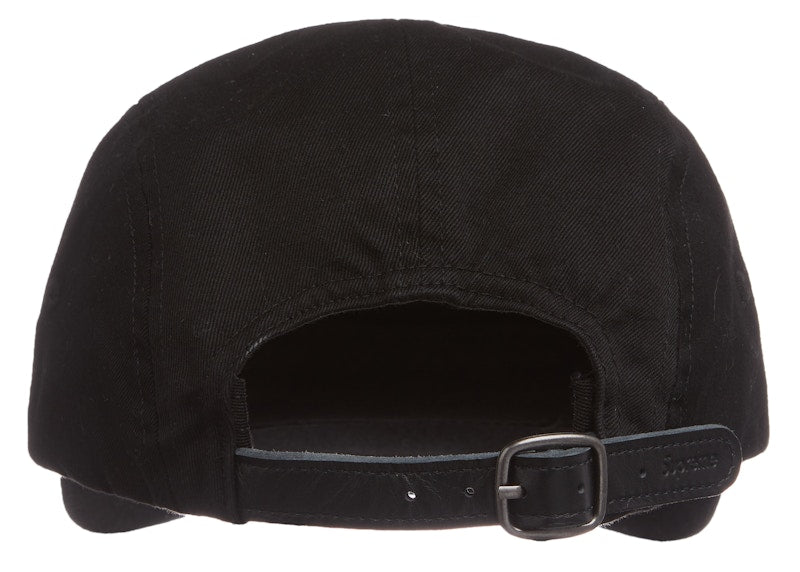 Supreme Washed Chino Twill Camp Cap (FW21) Black