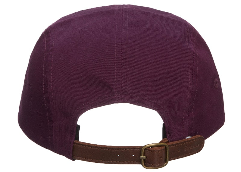 Supreme Washed Chino Twill Camp Cap (FW22) Dark Purple