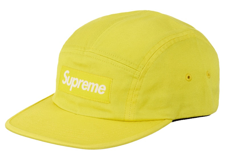 Supreme Washed Chino Twill Camp Cap (FW24) Yellow