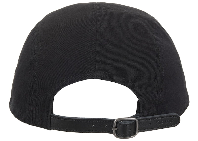 Supreme Washed Chino Twill Camp Cap (FW25) Black