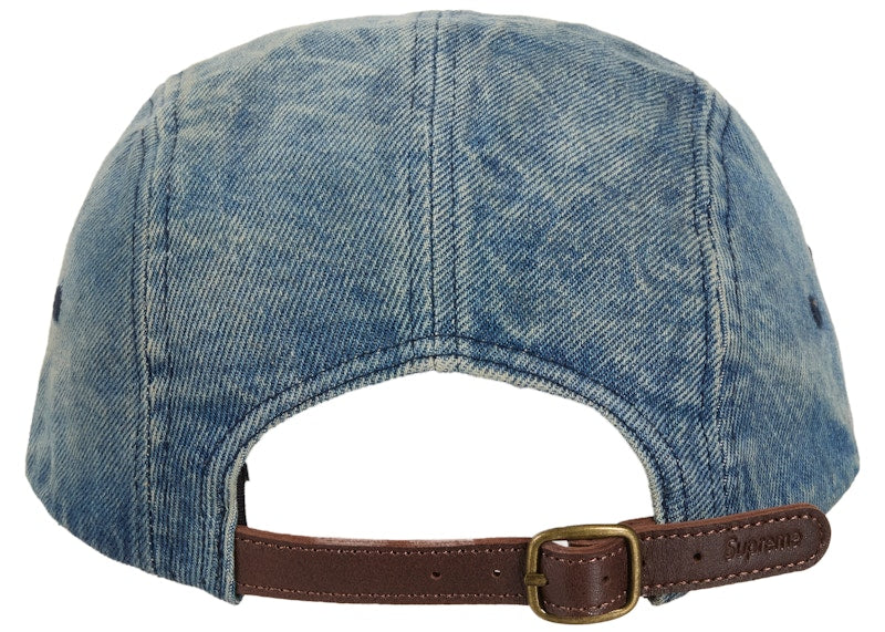 Supreme Washed Chino Twill Camp Cap (FW25) Denim