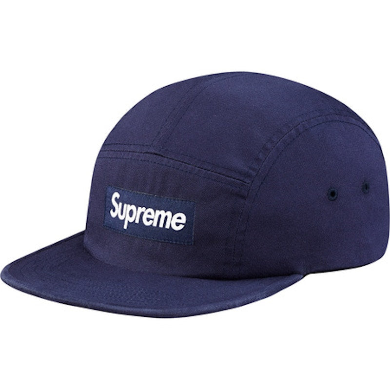 Supreme Washed Chino Twill Camp Cap Navy