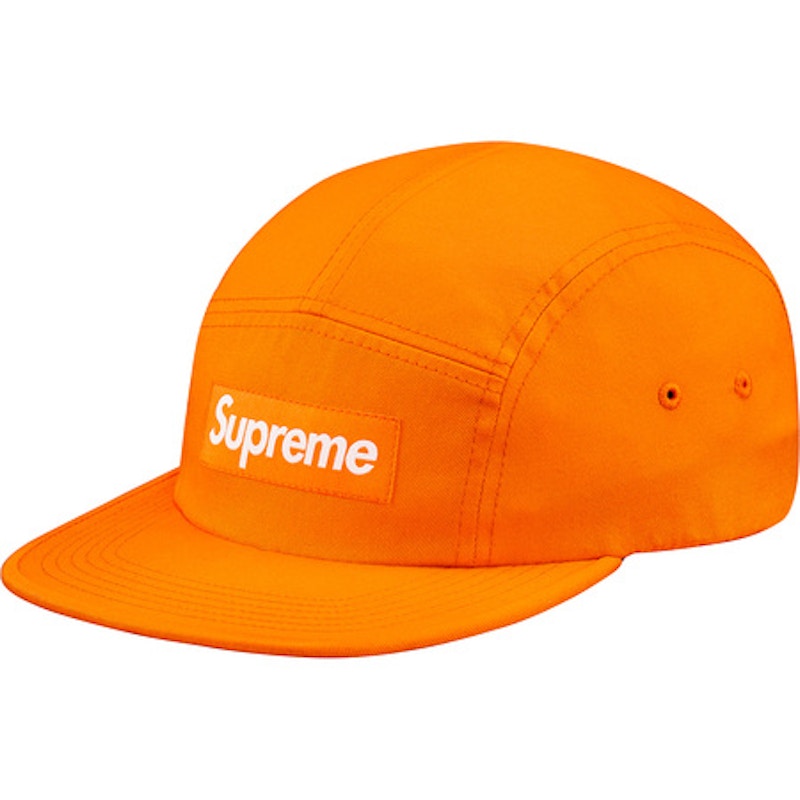 Supreme Washed Chino Twill Camp Cap Orange
