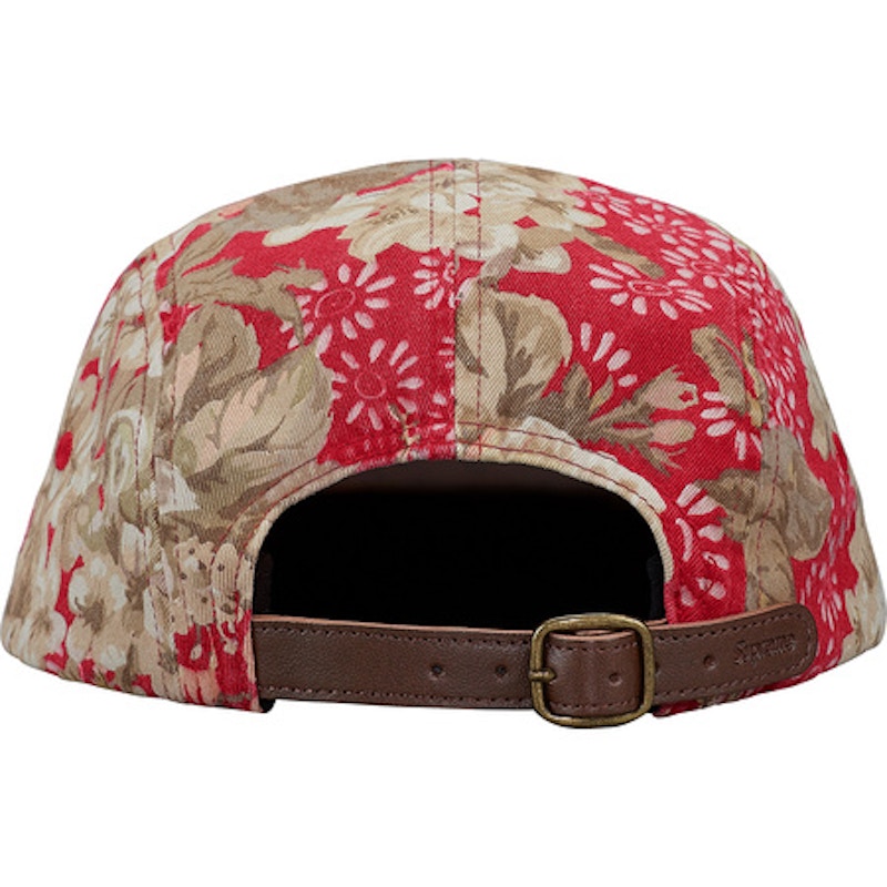 Supreme Washed Chino Twill Camp Cap (SS18) Floral