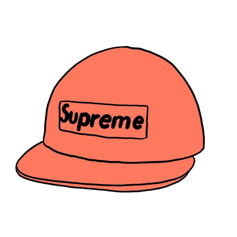Supreme Washed Chino Twill Camp Cap (SS20) Peach