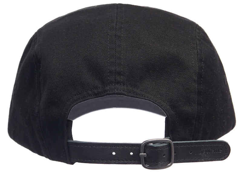 Supreme Washed Chino Twill Camp Cap Cap (SS22) Black