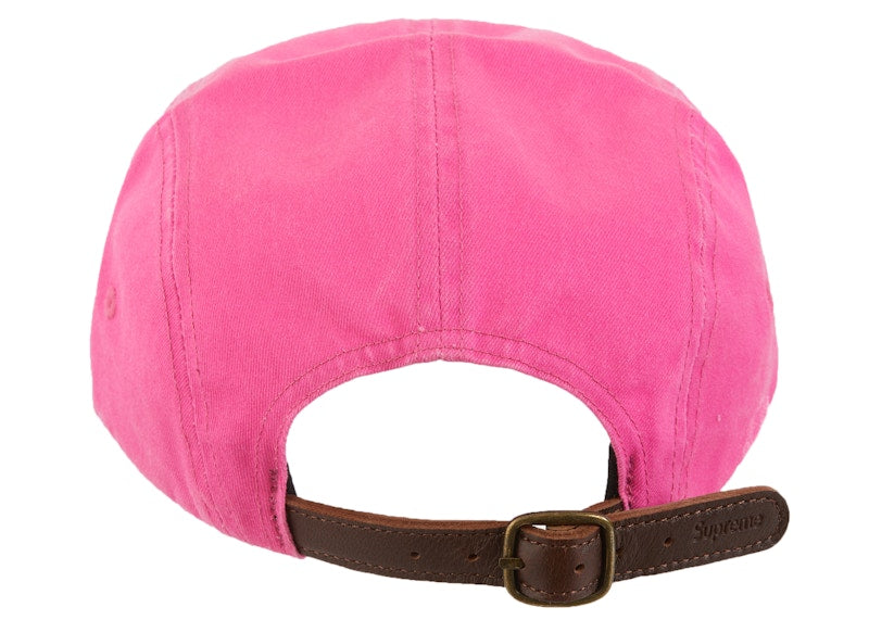 Supreme Washed Chino Twill Camp Cap (SS23) Pink