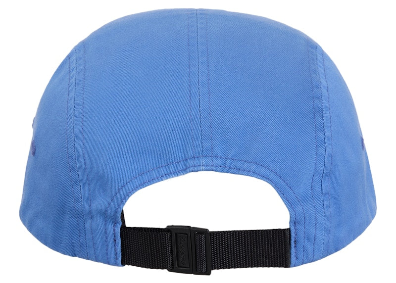 Supreme Washed Chino Twill Camp Cap (SS24) Blue