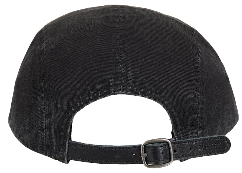 Supreme Washed Chino Twill Camp Cap (SS25) Black