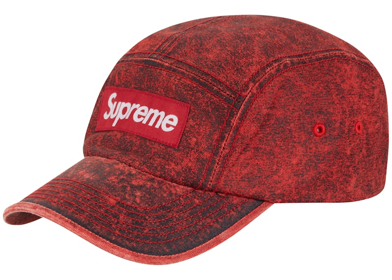 Supreme Washed Cordura Camp Cap Coral