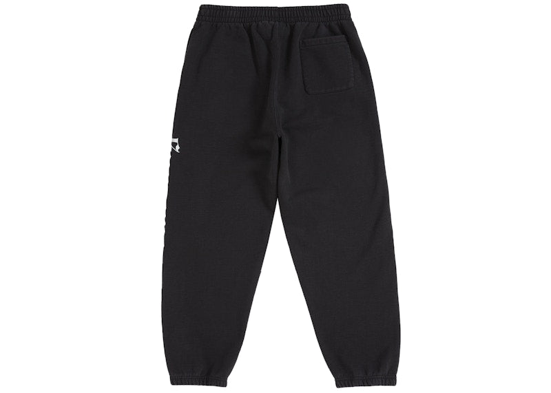 Supreme Washed Old English Sweatpant Black