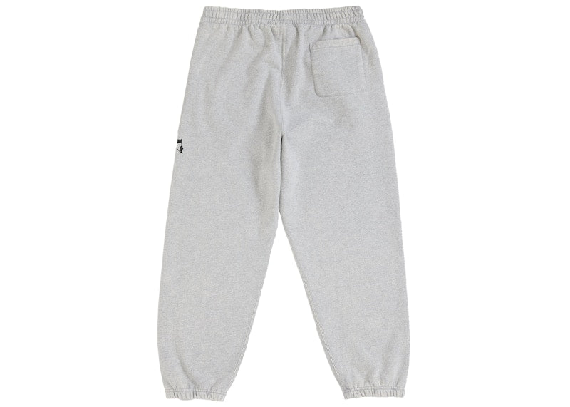 Supreme Washed Old English Sweatpant Heather Grey