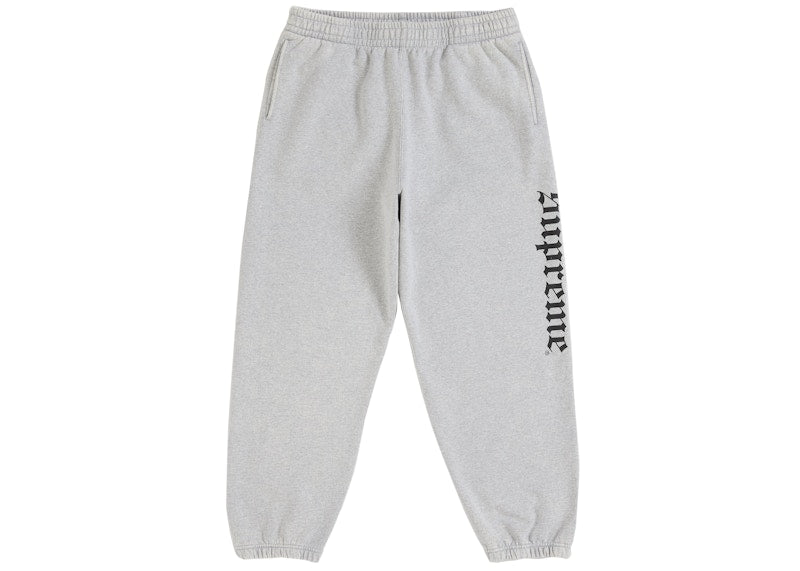 Supreme Washed Old English Sweatpant Heather Grey