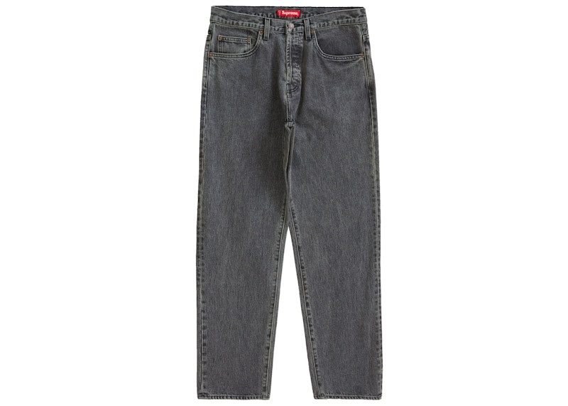 Supreme Washed Regular Jean Black