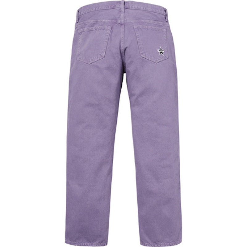 Supreme Washed Regular Jeans Light Purple