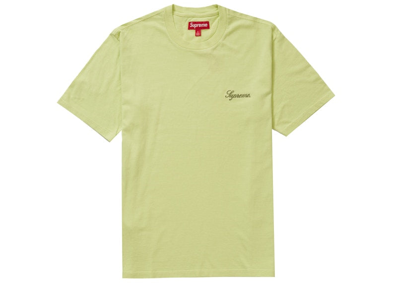 Supreme Washed Script S/S Top (FW23) Lime