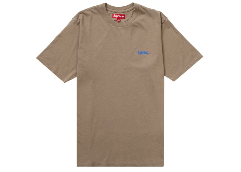 Supreme Washed Tag S/S Top Dusty Olive