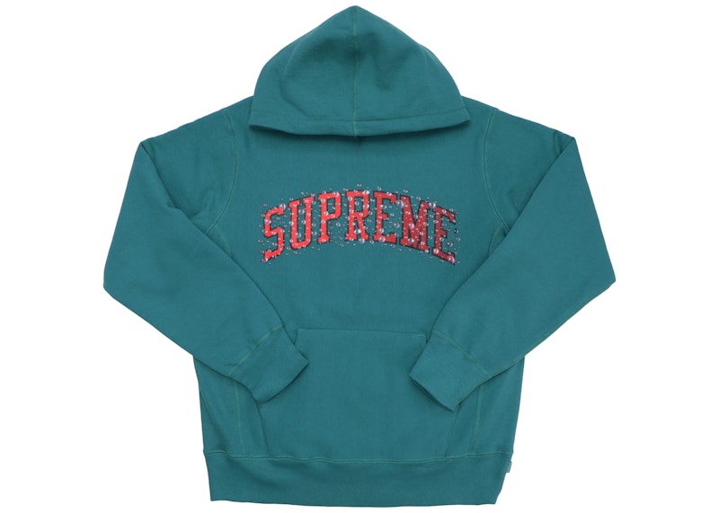 Supreme Water Arc Hooded Sweatshirt Dark Teal