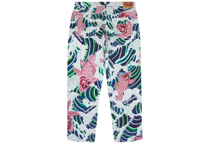 Supreme Waves Regular Jean Multicolor
