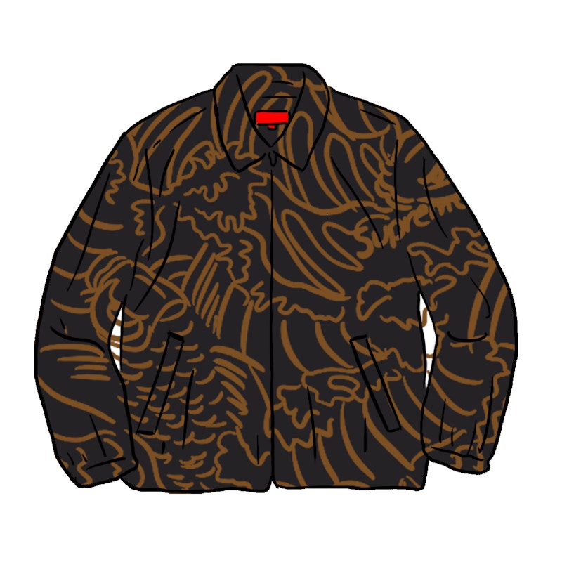 Supreme Waves Work Jacket Black