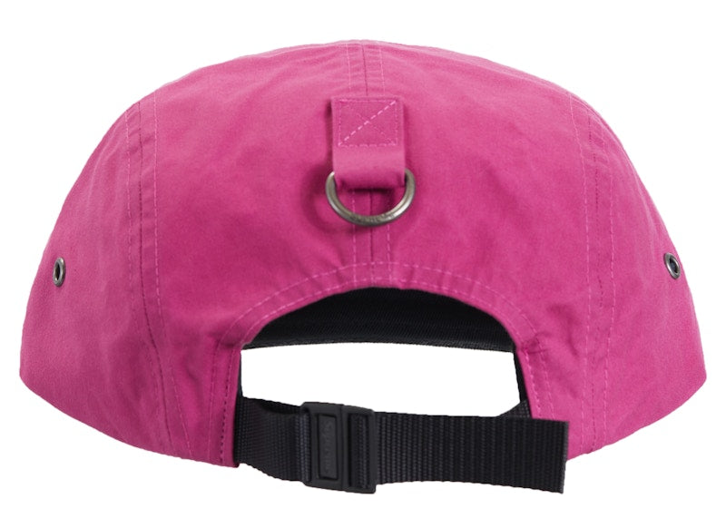 Supreme Waxed Cotton Camp Cap (FW23) Magenta