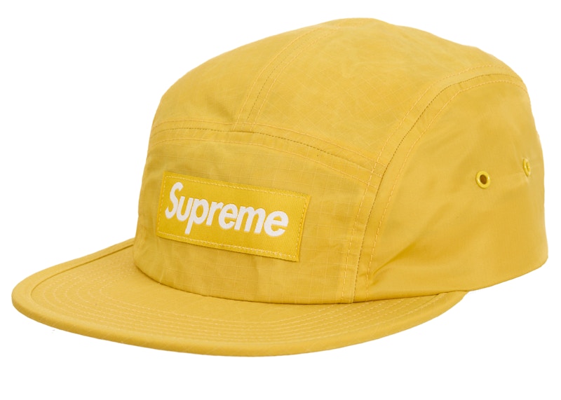 Supreme Waxed Ripstop Camp Cap Yellow