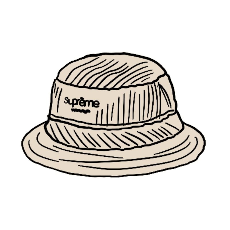 Supreme Wide Wale Corduroy Crusher Natural