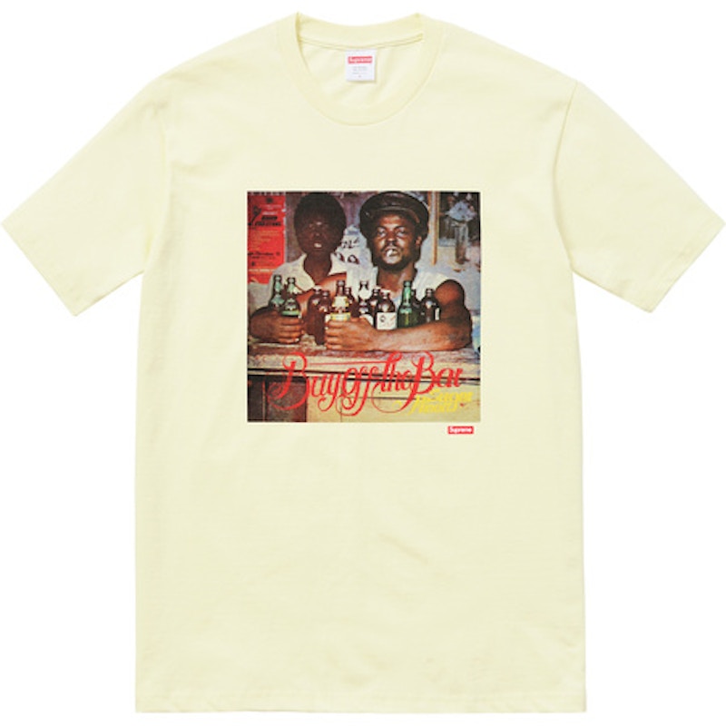 Supreme Wilfred Limonius Buy Off the Bar Tee Pale Yellow