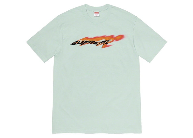 Supreme Wind Tee Pale Aqua/Orange