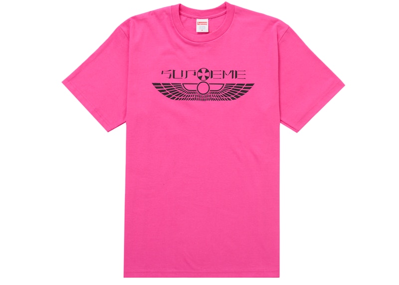 Supreme Wings Tee Fuchsia