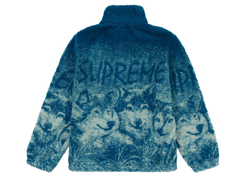 Supreme Wolf Fleece Jacket Dark Teal