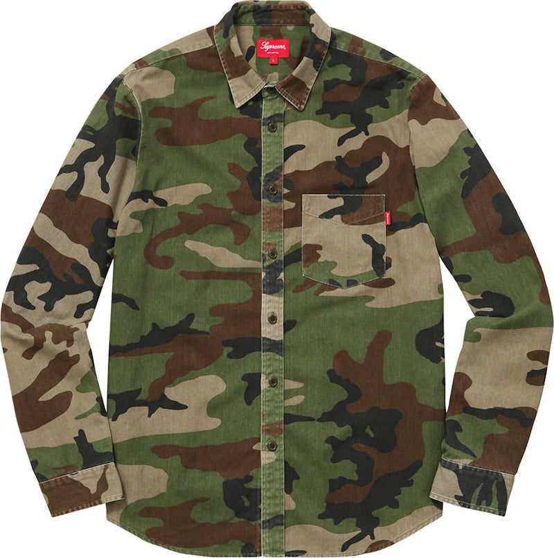 Supreme Woodland Shirt Camo