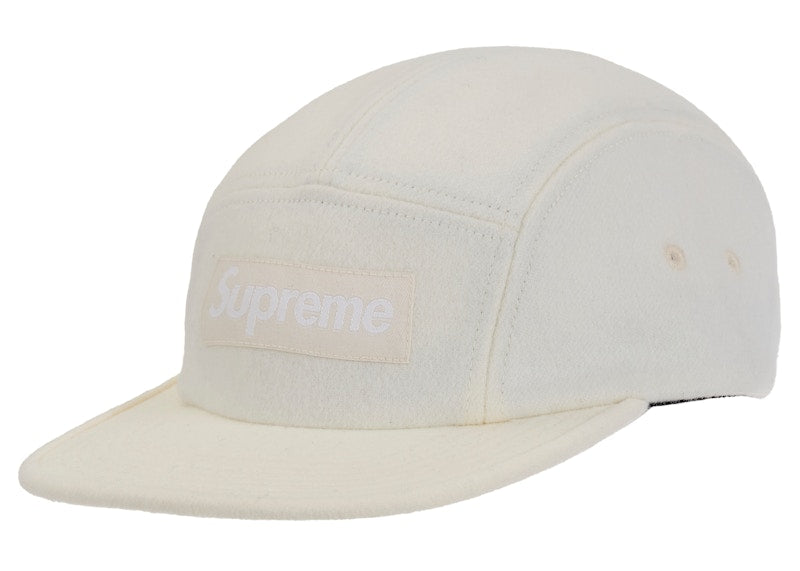 Supreme Wool Camp Cap (FW25) White