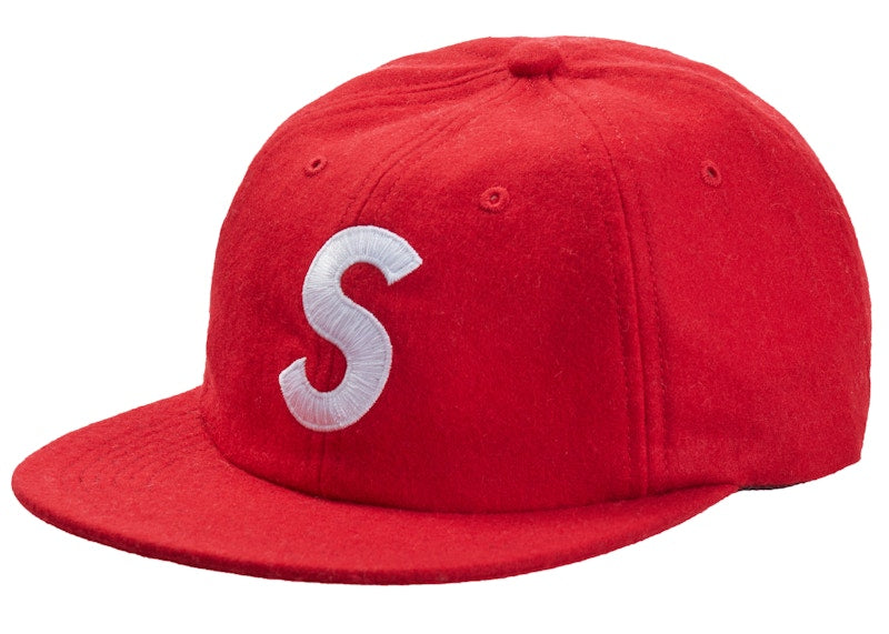 Supreme Wool S Logo 6-Panel FW19 Red