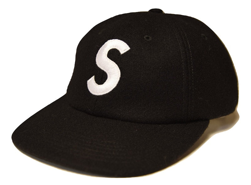 Supreme Wool S Logo Hat (FW15) Black