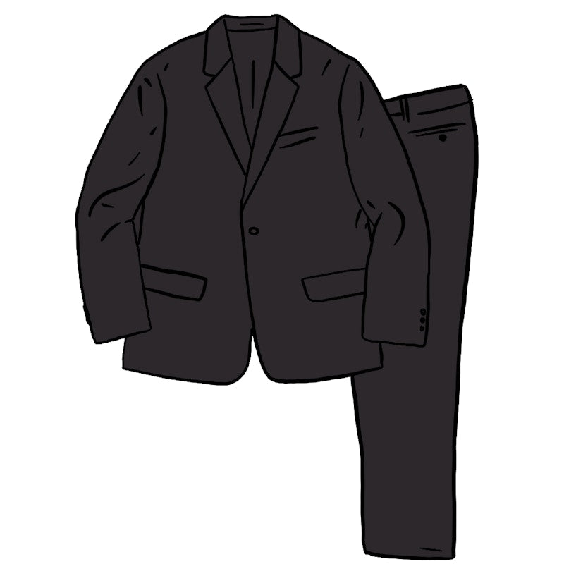 Supreme Wool Suit Black Pinstripe