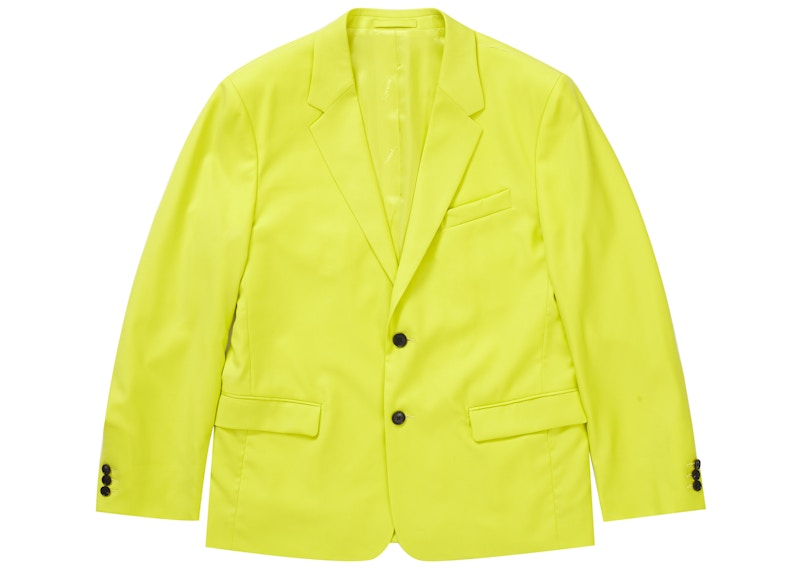 Supreme Wool Suit Bright Yellow
