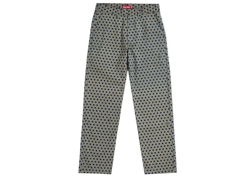 Supreme Work Pant (FW19) Navy Monogram