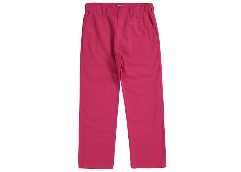 Supreme Work Pant (FW20) Bright Pink