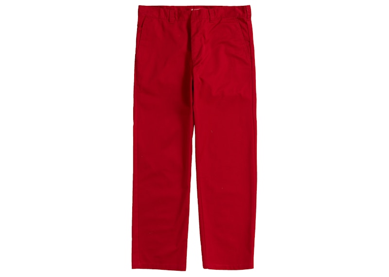 Supreme Work Pant Red
