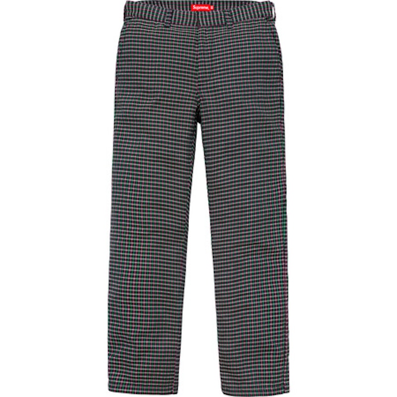 Supreme Work Pant (SS18) Purple Plaid