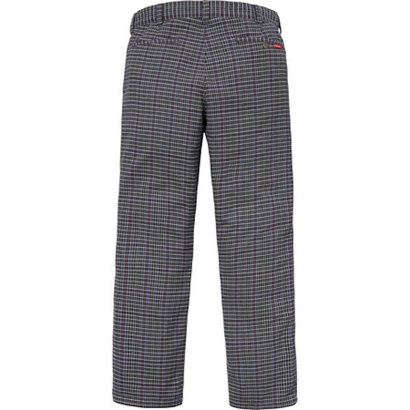 Supreme Work Pant (SS18) Grey Plaid