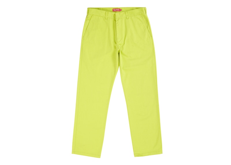 Supreme Work Pant (SS19) Hi Vis Yellow