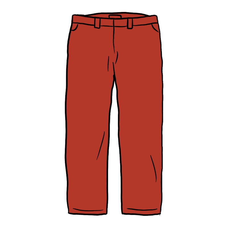 Supreme Work Pant (SS21) Red