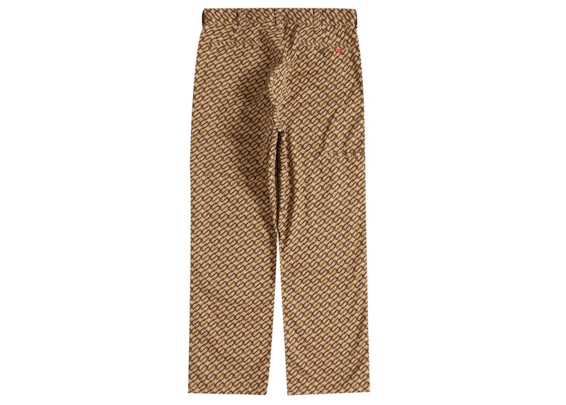 Supreme Work Pant Pant (SS22) Khaki Monogram
