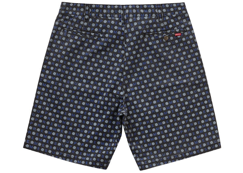 Supreme Work Short (SS19) Black Foulard