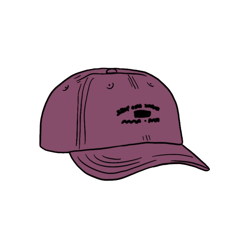 Supreme World Famous 6-Panel Dusty Purple