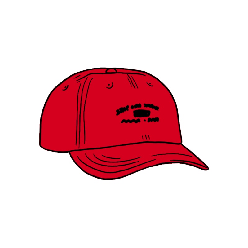 Supreme World Famous 6-Panel Red